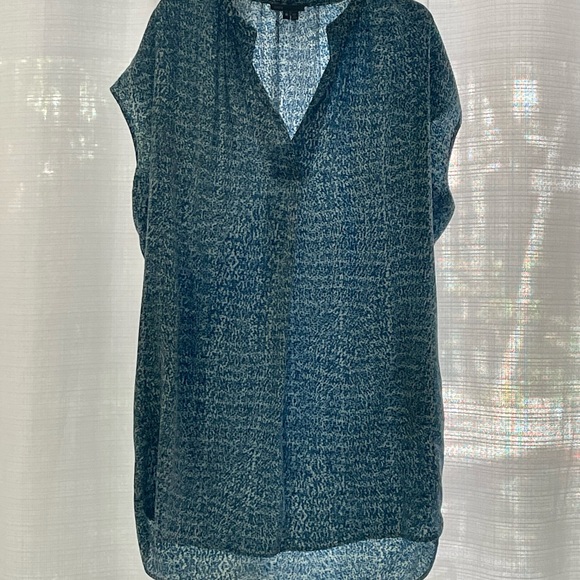 Vince Blue Shift Dress - Picture 4 of 11